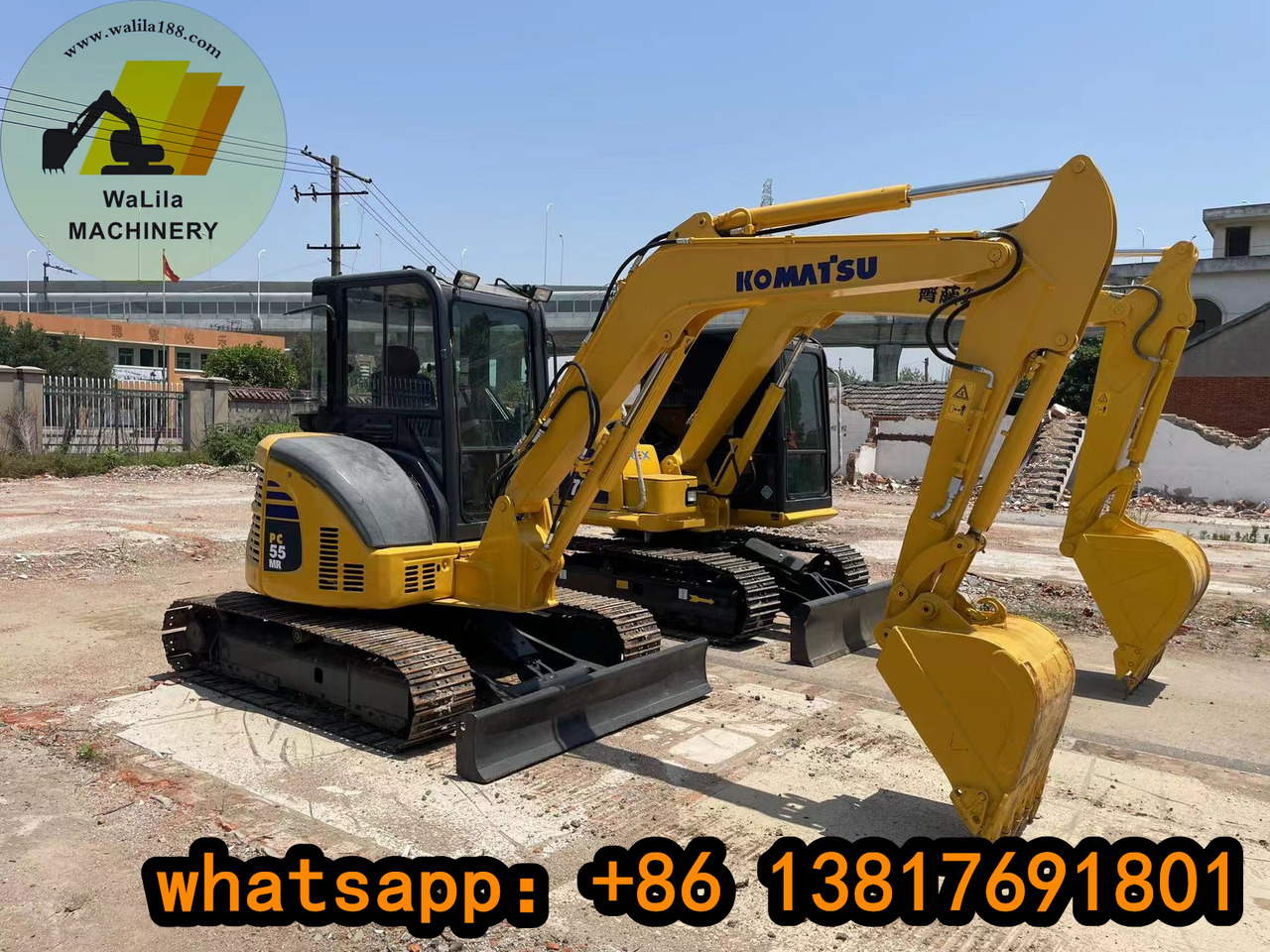 KOMATSU PC 55 MR-3 - Mini escavadeira: foto 4 KOMATSU PC 55 MR-3 - Mini escavadeira: foto 4