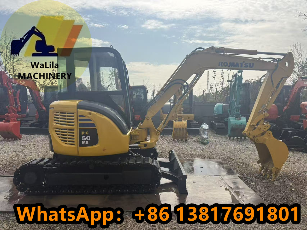KOMATSU PC50MR-3 - Mini escavadeira: foto 1 KOMATSU PC50MR-3 - Mini escavadeira: foto 1