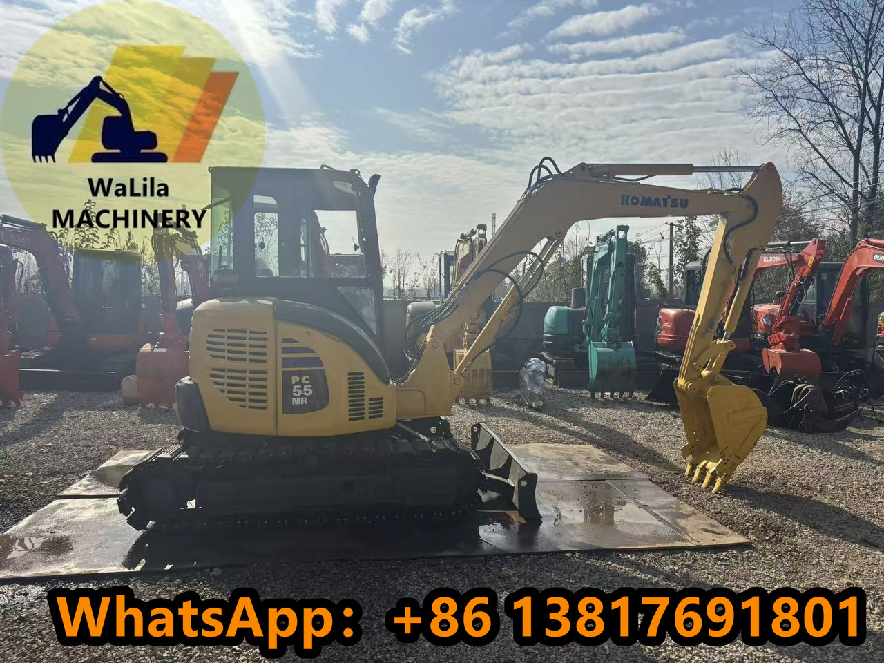 KOMATSU PC55MR-3 - Mini escavadeira: foto 1 KOMATSU PC55MR-3 - Mini escavadeira: foto 1