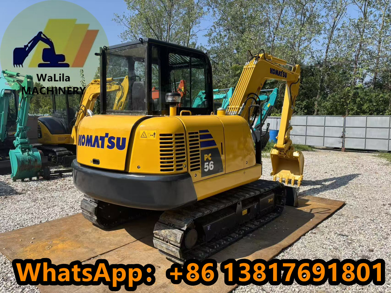 KOMATSU PC56-7 - Mini escavadeira: foto 2 KOMATSU PC56-7 - Mini escavadeira: foto 2