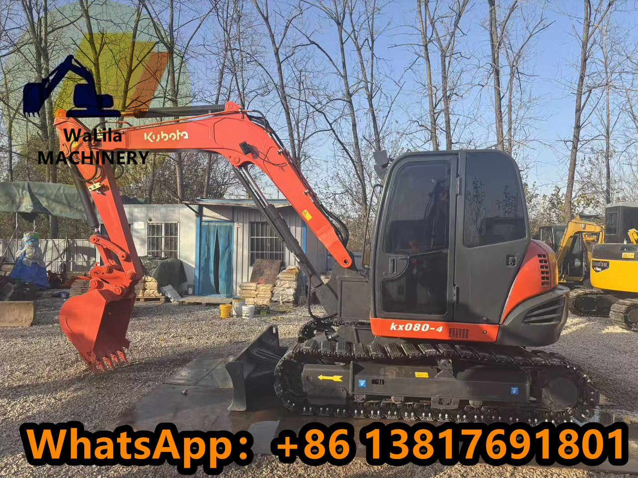 KUBOTA KX080-4 - Mini escavadeira: foto 4 KUBOTA KX080-4 - Mini escavadeira: foto 4