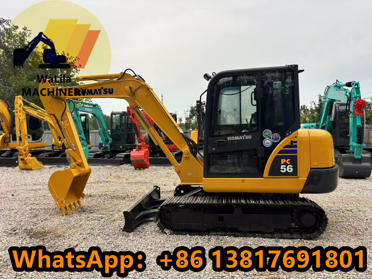 Komatsu PC 56-7 PC56-7 - Mini escavadeira: foto 1 Komatsu PC 56-7 PC56-7 - Mini escavadeira: foto 1