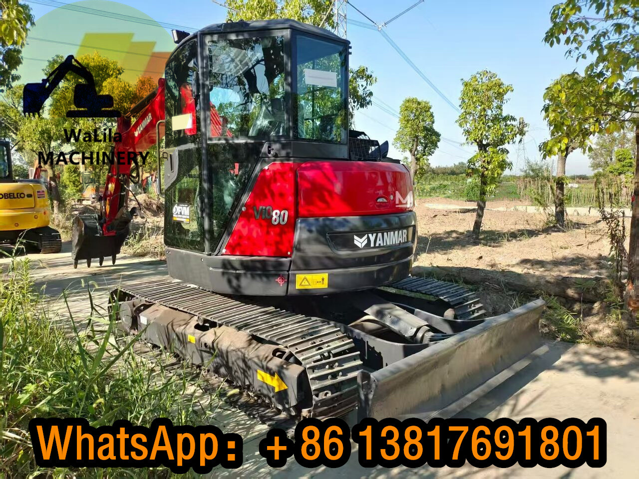 YANMAR VIO80 - Mini escavadeira: foto 2 YANMAR VIO80 - Mini escavadeira: foto 2
