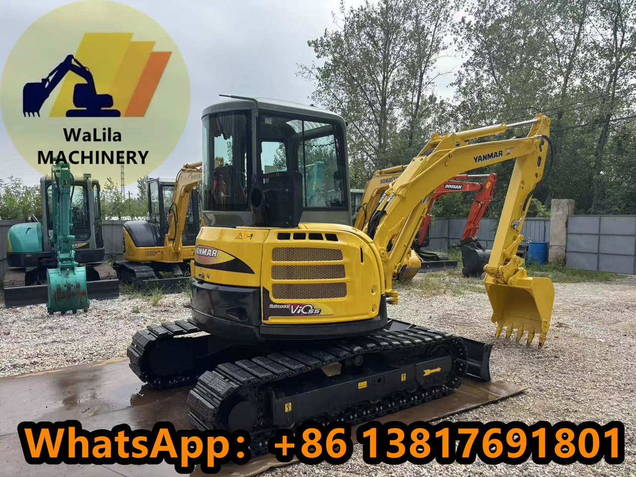 YANMAR vio55 - Mini escavadeira: foto 3 YANMAR vio55 - Mini escavadeira: foto 3