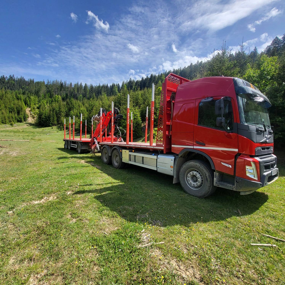 VOLVO FMX 500 - Camião de transporte de madeira, Camião grua: foto 4 VOLVO FMX 500 - Camião de transporte de madeira, Camião grua: foto 4