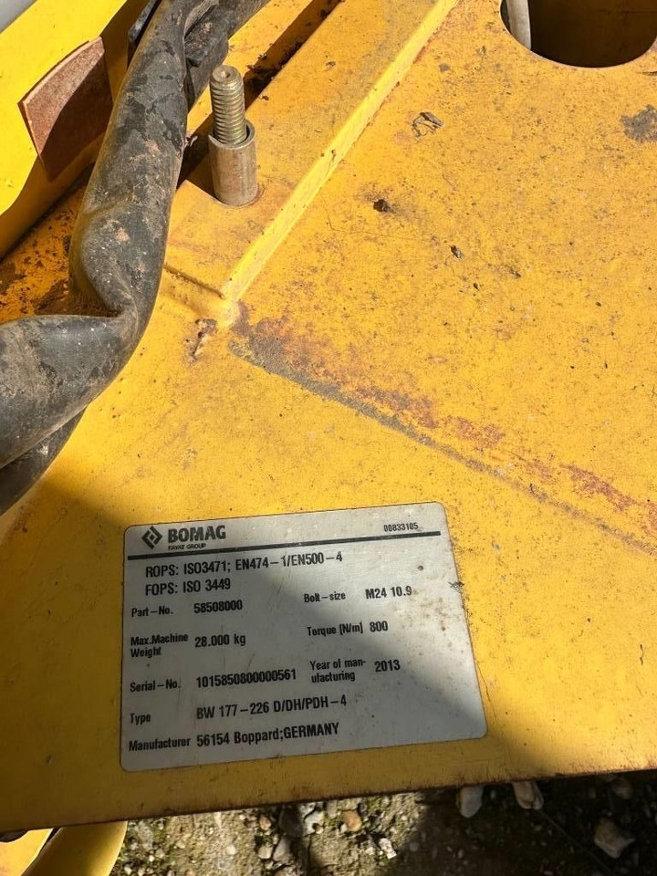 Bomag BW 177-226 D/DH CABIN - Cabine por Máquina de construção: foto 4 Bomag BW 177-226 D/DH CABIN - Cabine por Máquina de construção: foto 4