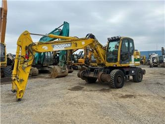 Doosan DX 160 WR - Escavadeira de rodas: foto 1 Doosan DX 160 WR - Escavadeira de rodas: foto 1