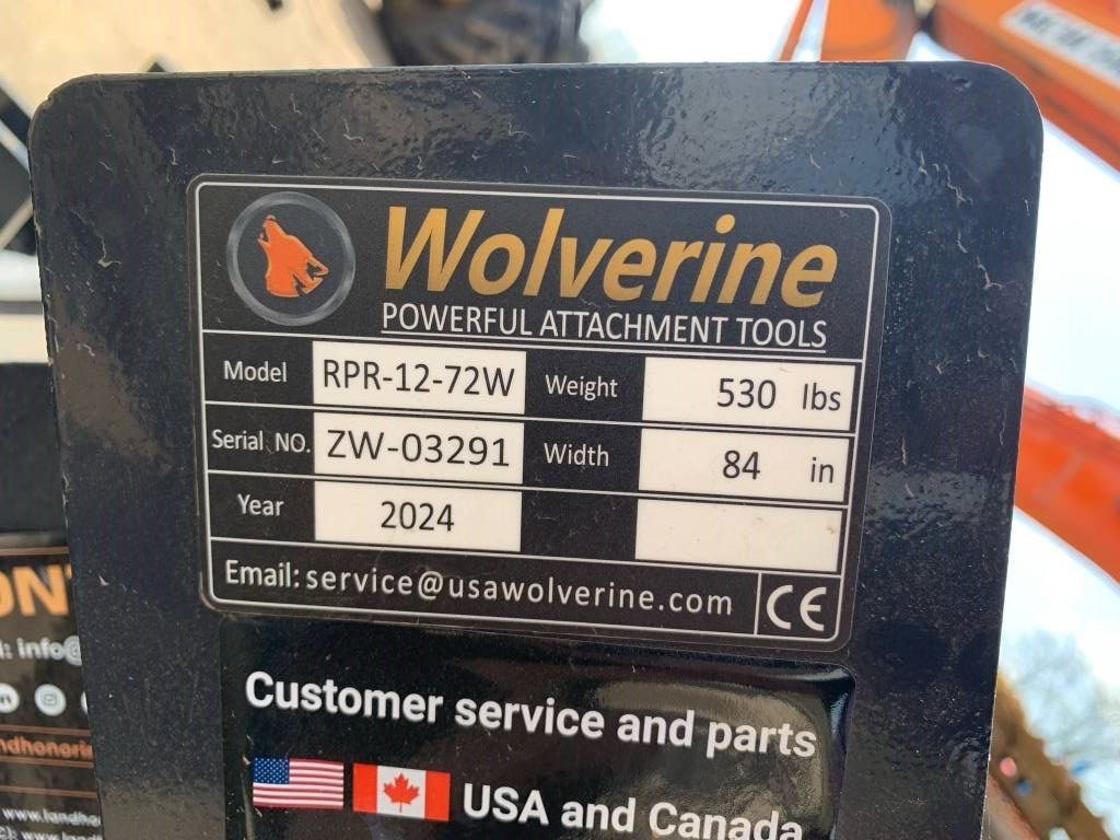 Wolverine RPR-12-72W - Equipamento por Máquina de construção: foto 4 Wolverine RPR-12-72W - Equipamento por Máquina de construção: foto 4