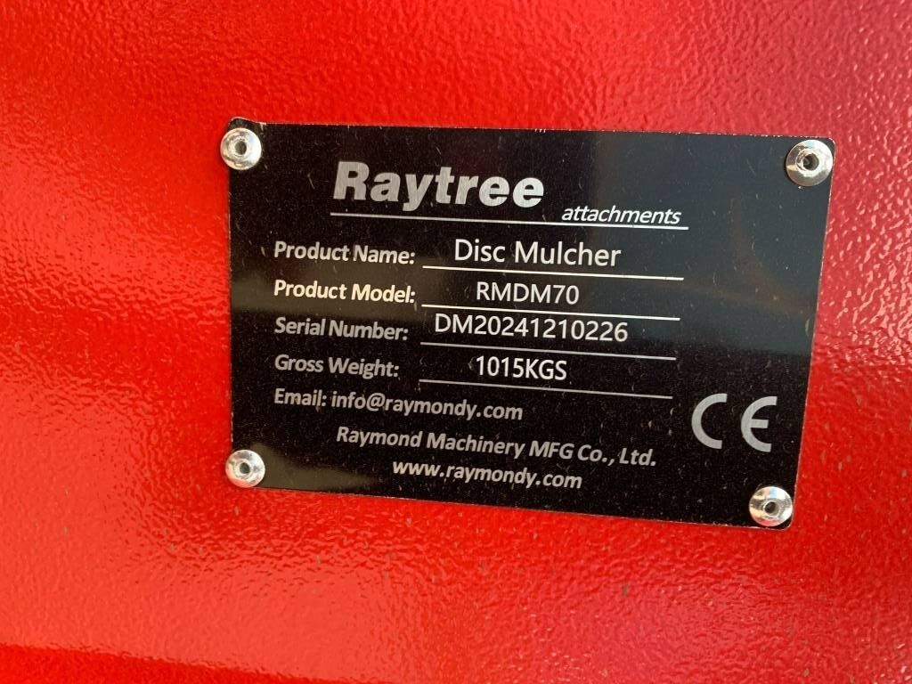 Raytree RMDM70 Mulcher Raytree RMDM70 Mulcher - Triturador florestal: foto 4 Raytree RMDM70 Mulcher Raytree RMDM70 Mulcher - Triturador florestal: foto 4