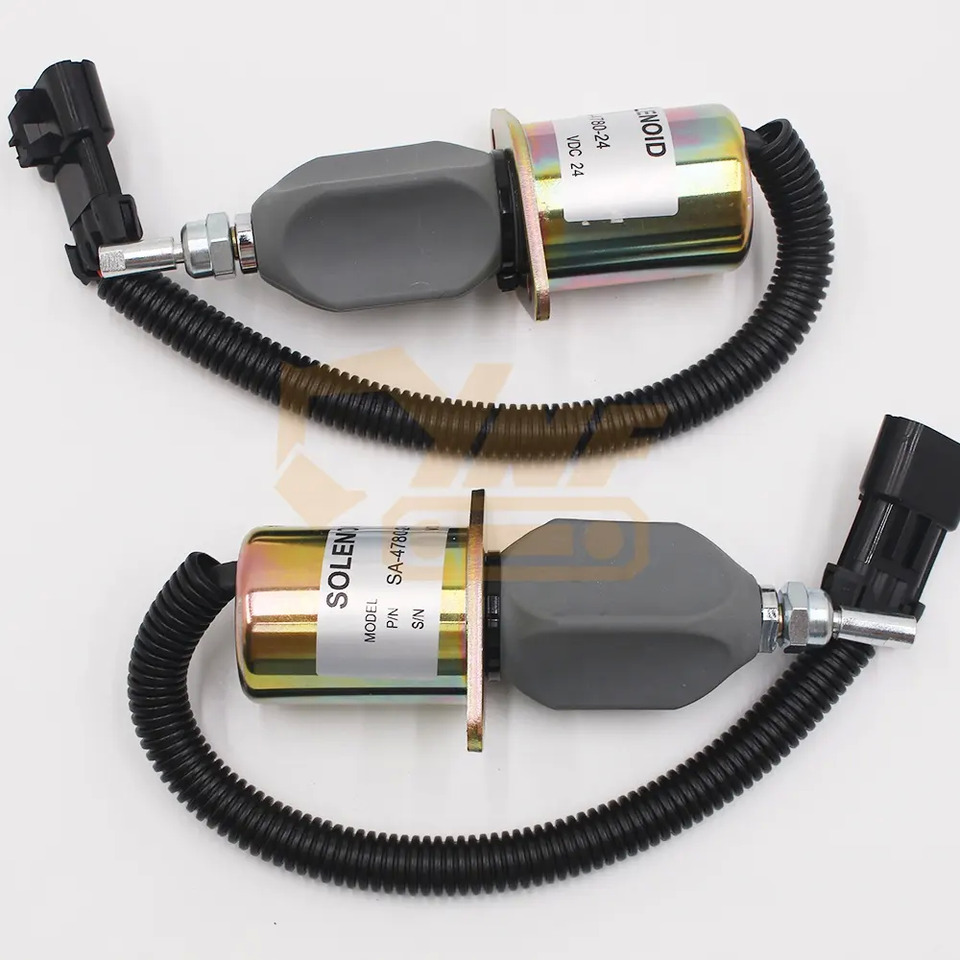 Engine Fuel Stop Solenoid 99453479 for New Holland EX215 excavator parts 24V flameout shut off solenoid valve - Sistema elétrico: foto 1 Engine Fuel Stop Solenoid 99453479 for New Holland EX215 excavator parts 24V flameout shut off solenoid valve - Sistema elétrico: foto 1