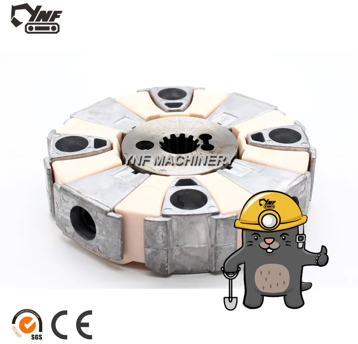 SK210-8 SK200-8 Excavator Hydraulic Pump Accessories Rubber Shock Absorbing Coupling Assembly - Embreagem e peças: foto 1 SK210-8 SK200-8 Excavator Hydraulic Pump Accessories Rubber Shock Absorbing Coupling Assembly - Embreagem e peças: foto 1