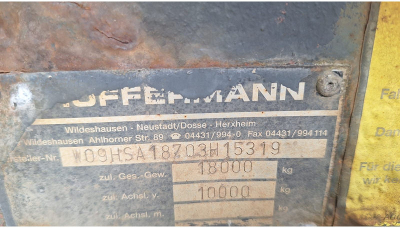 Huffermann HSA 1870 Abrollanhänger - Reboque ampliroll/ Multibenne: foto 5 Huffermann HSA 1870 Abrollanhänger - Reboque ampliroll/ Multibenne: foto 5