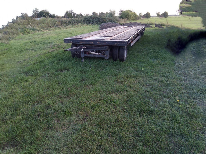 Langendorf 3 Achser Anhänger 9,4m Aufbau - Reboque plataforma/ Caixa aberta: foto 1 Langendorf 3 Achser Anhänger 9,4m Aufbau - Reboque plataforma/ Caixa aberta: foto 1