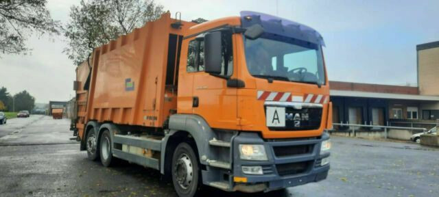 MAN 26.320 Müllwagen Faun Variopress - Caminhão de lixo: foto 1 MAN 26.320 Müllwagen Faun Variopress - Caminhão de lixo: foto 1