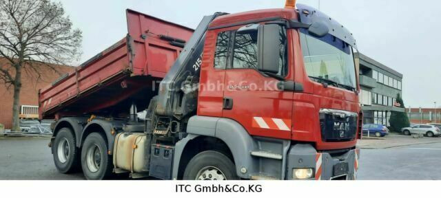 MAN 26.440TGS Kipper+Kran Meiller/Stahl - Camião basculante, Camião grua: foto 3 MAN 26.440TGS Kipper+Kran Meiller/Stahl - Camião basculante, Camião grua: foto 3