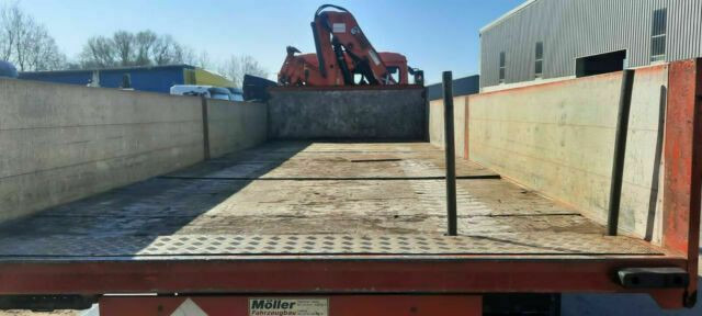 MAN ME18.284 mit Kran Not Aus Hiab 122B - Camião de caixa aberta/ Plataforma, Camião grua: foto 5 MAN ME18.284 mit Kran Not Aus Hiab 122B - Camião de caixa aberta/ Plataforma, Camião grua: foto 5