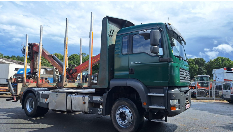 MAN TGA 18.480 Holz LKW - Camião de transporte de madeira, Camião grua: foto 2 MAN TGA 18.480 Holz LKW - Camião de transporte de madeira, Camião grua: foto 2