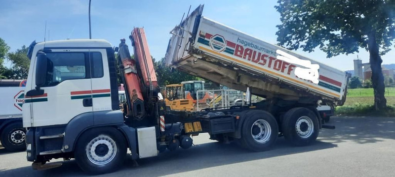 MAN TGS 26.400 Kipper Mit Kran/Funk - Camião de caixa aberta/ Plataforma, Camião grua: foto 3 MAN TGS 26.400 Kipper Mit Kran/Funk - Camião de caixa aberta/ Plataforma, Camião grua: foto 3