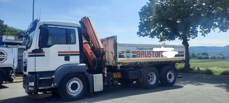 MAN TGS 26.400 Kipper Mit Kran/Funk - Camião de caixa aberta/ Plataforma, Camião grua: foto 1 MAN TGS 26.400 Kipper Mit Kran/Funk - Camião de caixa aberta/ Plataforma, Camião grua: foto 1