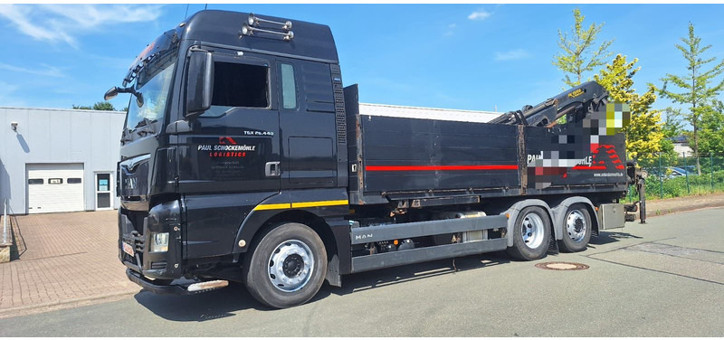 MAN TGX 26.440 6x2 LLW Pritsche mit Kran Palfinge - Camião de caixa aberta/ Plataforma, Camião grua: foto 5 MAN TGX 26.440 6x2 LLW Pritsche mit Kran Palfinge - Camião de caixa aberta/ Plataforma, Camião grua: foto 5