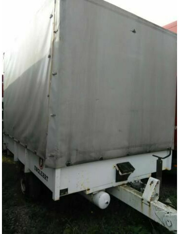 MEUSBURGER Moessbauer Hänger mit Flaschenzug /Kran/Ladehilf - Reboque de lona: foto 4 MEUSBURGER Moessbauer Hänger mit Flaschenzug /Kran/Ladehilf - Reboque de lona: foto 4