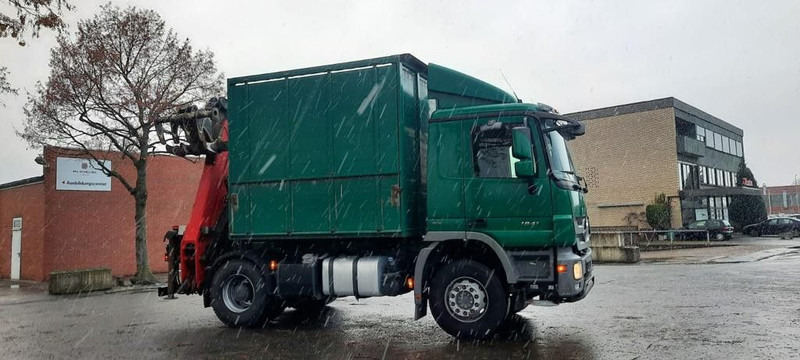 Mercedes-Benz 1841K 4x2 Actros Kipper mit Kran+Greifer - Camião basculante, Camião grua: foto 3 Mercedes-Benz 1841K 4x2 Actros Kipper mit Kran+Greifer - Camião basculante, Camião grua: foto 3