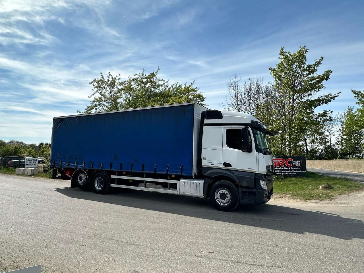 Camião de lona 2016 Mercedes Actros 2536 Curtainside Truck: foto 15