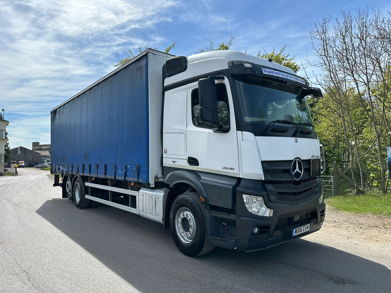 Camião de lona 2016 Mercedes Actros 2536 Curtainside Truck: foto 8