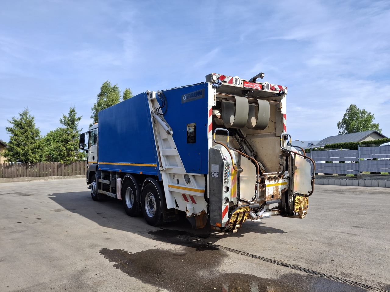 MAN MAN TGS 28.360 Śmieciarka Müllwagen Garbage Truck FAUN 3 Osie - Caminhão de lixo: foto 3 MAN MAN TGS 28.360 Śmieciarka Müllwagen Garbage Truck FAUN 3 Osie - Caminhão de lixo: foto 3