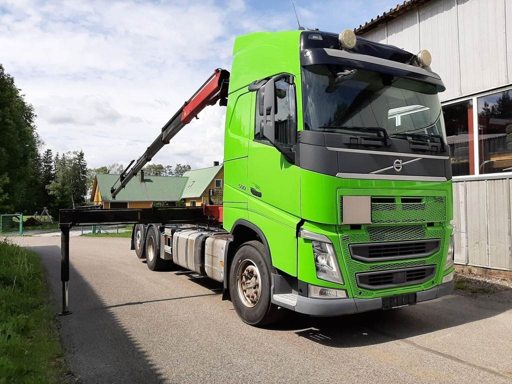 Volvo FH500 6X2 PALIFT + HMF 2120 K5 - Camião polibenne: foto 4 Volvo FH500 6X2 PALIFT + HMF 2120 K5 - Camião polibenne: foto 4