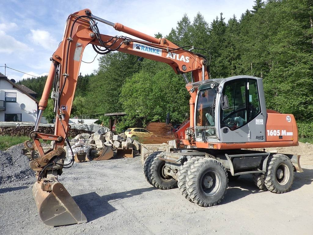 Atlas 1605 M - Escavadeira de rodas: foto 1 Atlas 1605 M - Escavadeira de rodas: foto 1