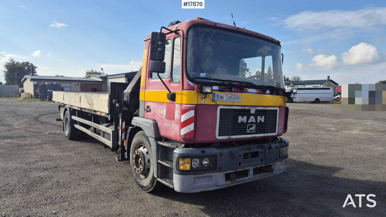 1997 MAN 18.224 - Camião de caixa aberta/ Plataforma, Camião grua: foto 5 1997 MAN 18.224 - Camião de caixa aberta/ Plataforma, Camião grua: foto 5