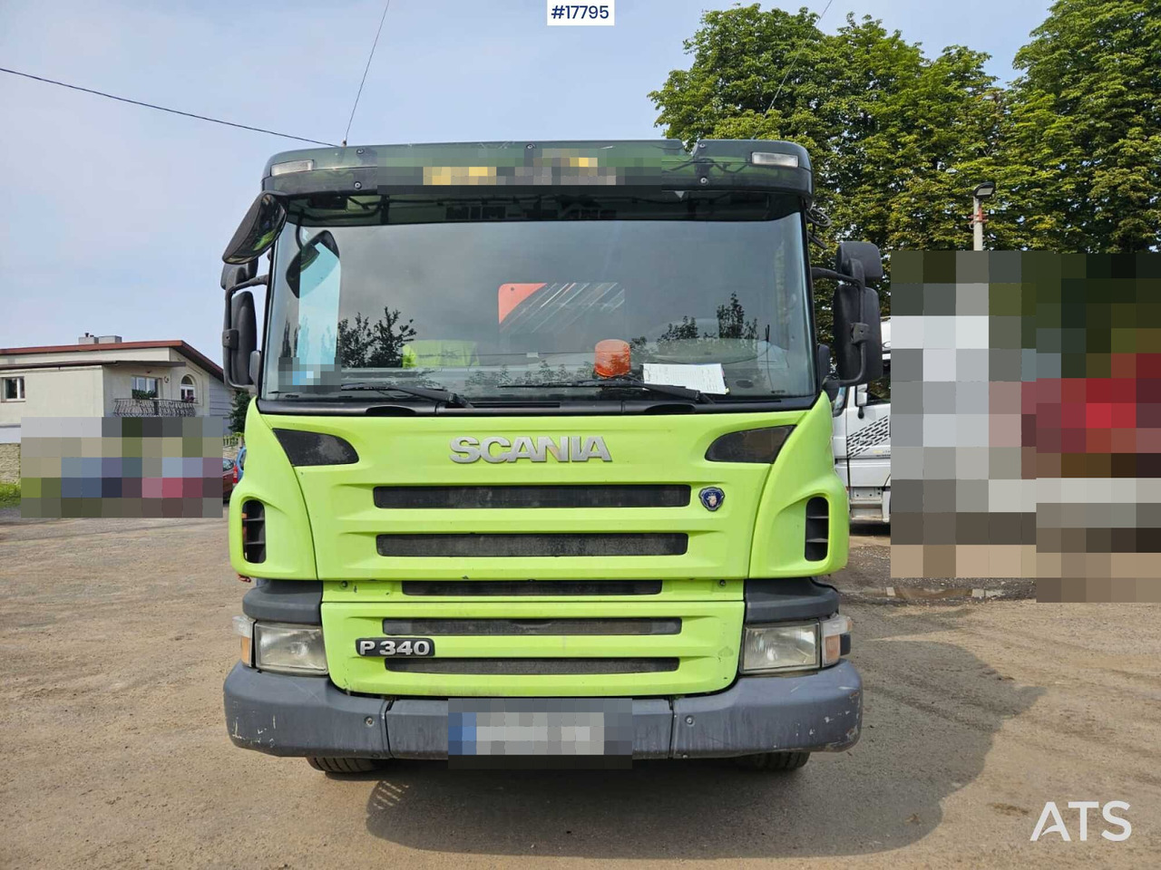 Camião de caixa aberta/ Plataforma, Camião grua 2007 Scania P 340: foto 9