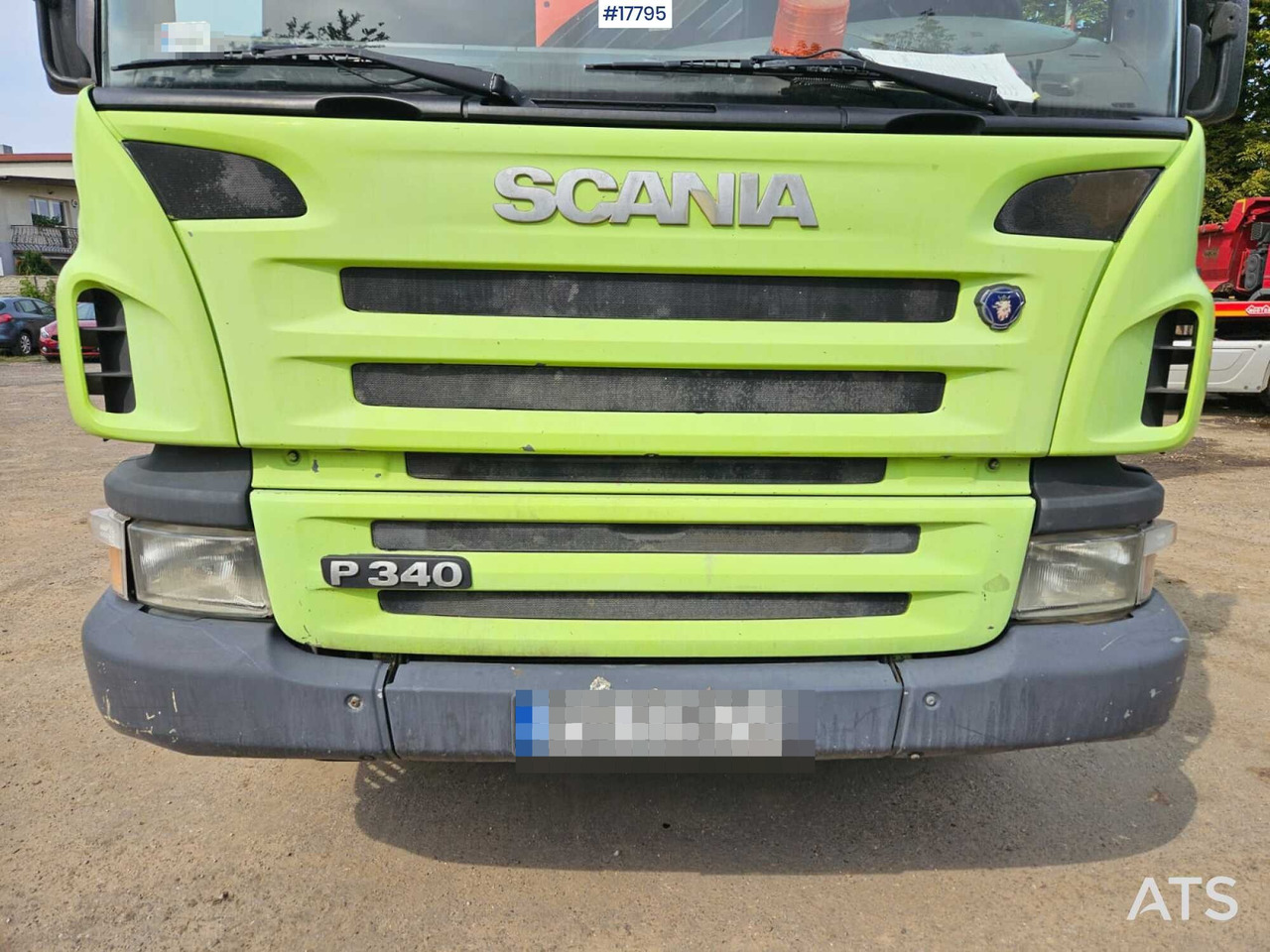 Camião de caixa aberta/ Plataforma, Camião grua 2007 Scania P 340: foto 10