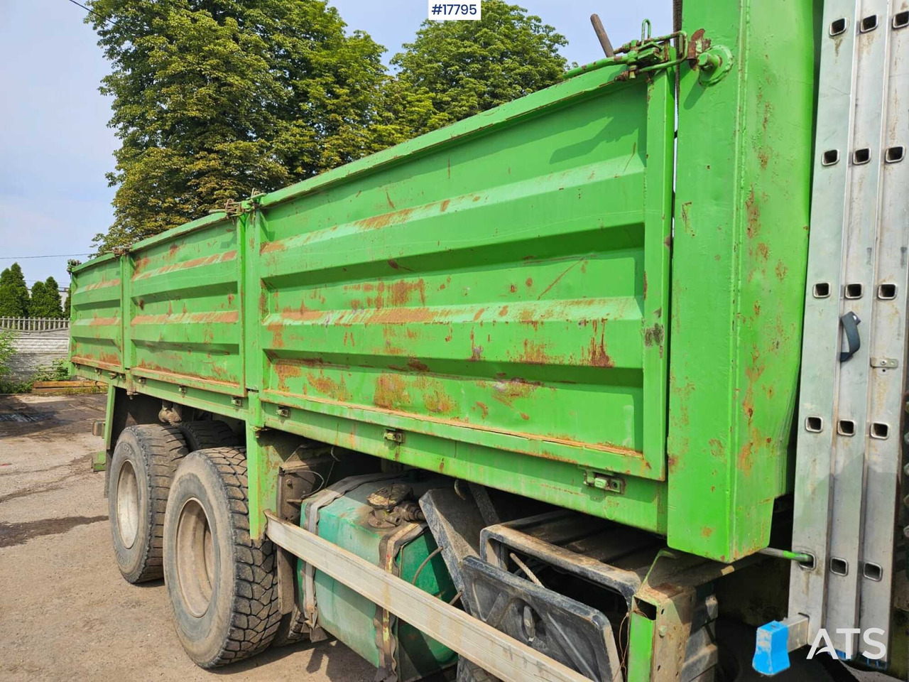 Camião de caixa aberta/ Plataforma, Camião grua 2007 Scania P 340: foto 13