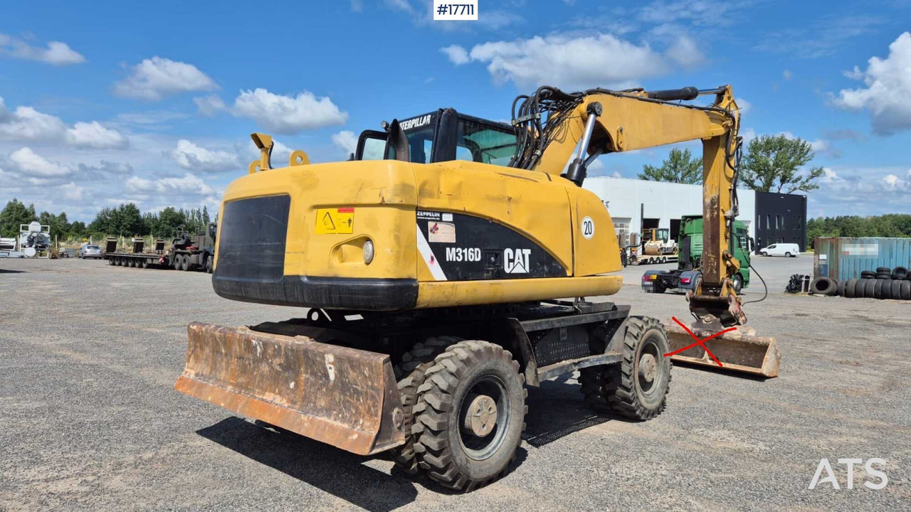 Escavadeira de rodas 2008 CAT M316D: foto 11