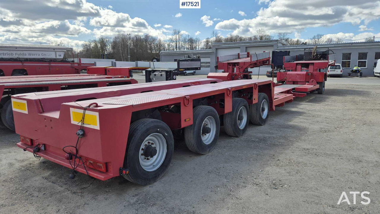 Semi-reboque baixa Low-bed semitrailer GOLDHOFER TIEFBETT 4+1 (1995): foto 14