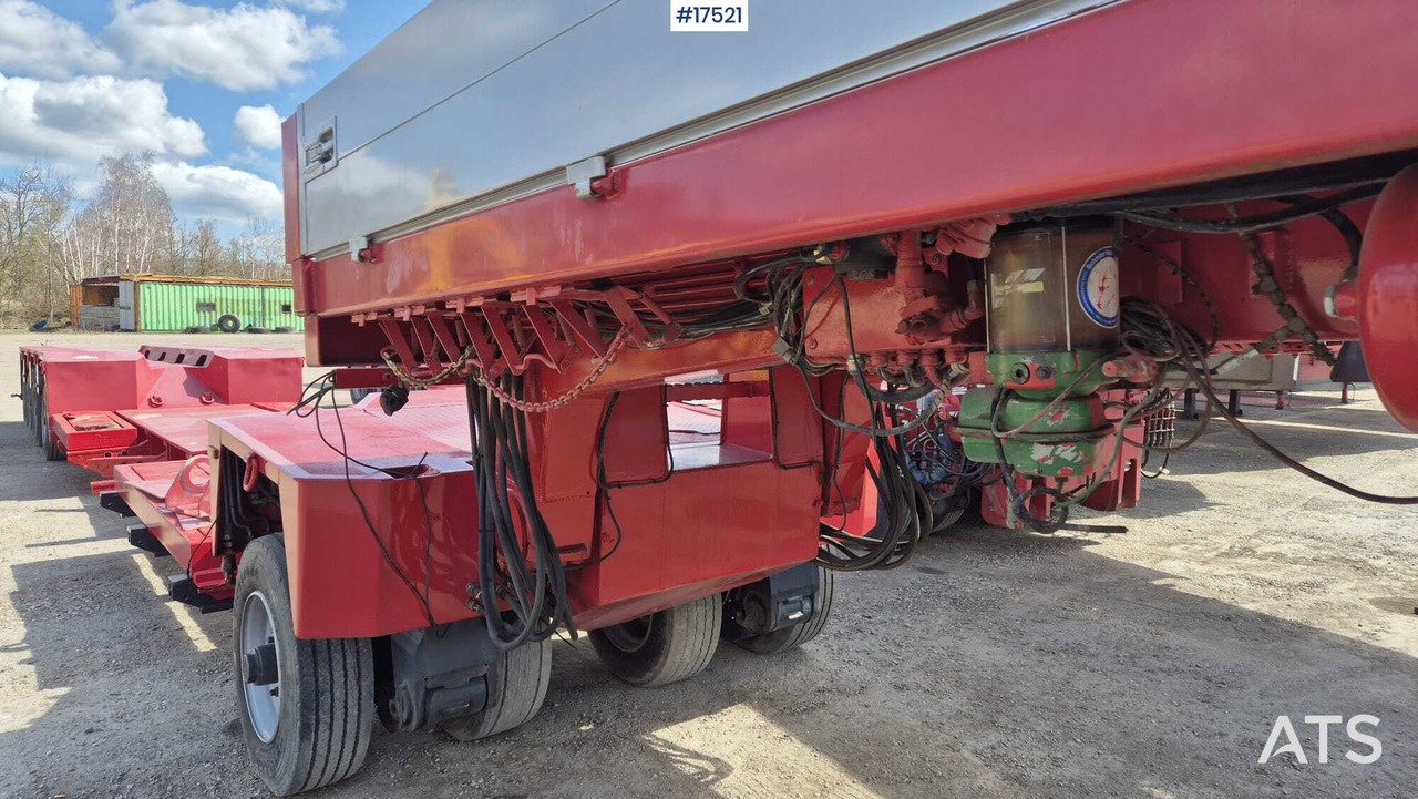 Semi-reboque baixa Low-bed semitrailer GOLDHOFER TIEFBETT 4+1 (1995): foto 6