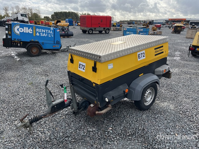 2011 Atlas Copco XAS97DD Mobile Air Compressor - Compressor de ar: foto 2 2011 Atlas Copco XAS97DD Mobile Air Compressor - Compressor de ar: foto 2