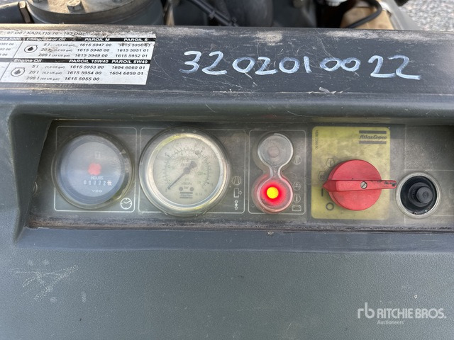 2012 Atlas Copco XAS47DD Mobile Air Compressor - Compressor de ar: foto 5 2012 Atlas Copco XAS47DD Mobile Air Compressor - Compressor de ar: foto 5