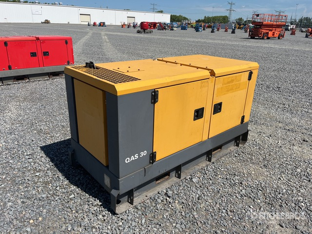 2014 Atlas Copco QAS30 30 kVA Skid-Mounted Generator Set - Gerador elétrico: foto 1 2014 Atlas Copco QAS30 30 kVA Skid-Mounted Generator Set - Gerador elétrico: foto 1