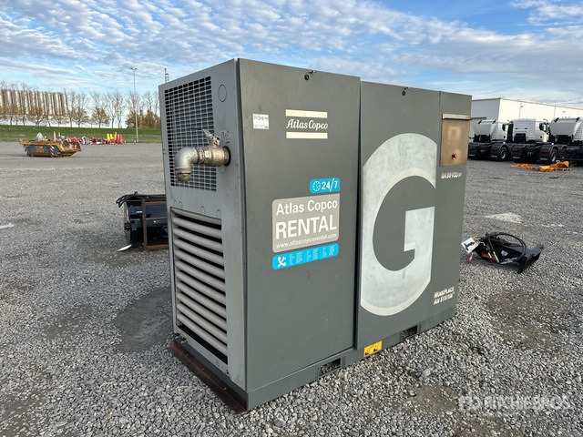 2016 Atlas Copco GA90VSDFF Skid-Mounted Oil Injected Air Compressor - Compressor de ar: foto 1 2016 Atlas Copco GA90VSDFF Skid-Mounted Oil Injected Air Compressor - Compressor de ar: foto 1
