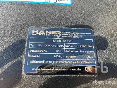 HAENER HSL1000 7.10 P5 980 mm Skeleton (Unused) - Balde escavadora: foto 5 HAENER HSL1000 7.10 P5 980 mm Skeleton (Unused) - Balde escavadora: foto 5
