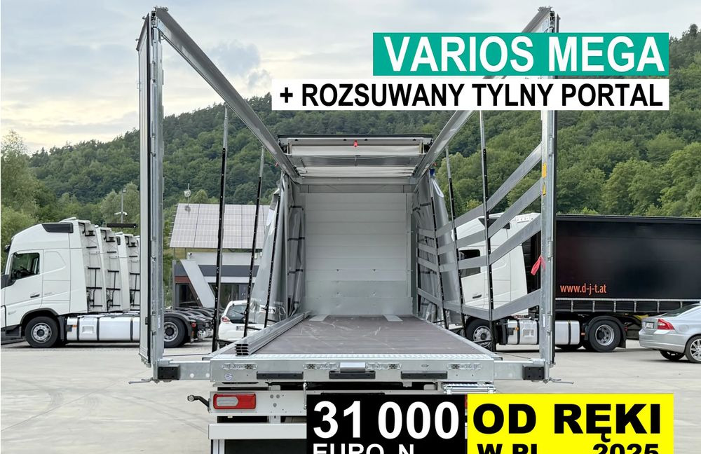 Schmitz Cargobull MEGA VARIOS + BDE - Semi-reboque de lona: foto 1 Schmitz Cargobull MEGA VARIOS + BDE - Semi-reboque de lona: foto 1