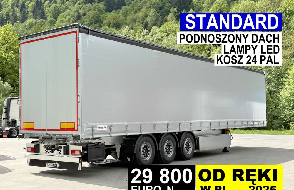 Schmitz Cargobull STANDARD + PDN DACH + 24 PAL - Semi-reboque de lona: foto 1 Schmitz Cargobull STANDARD + PDN DACH + 24 PAL - Semi-reboque de lona: foto 1