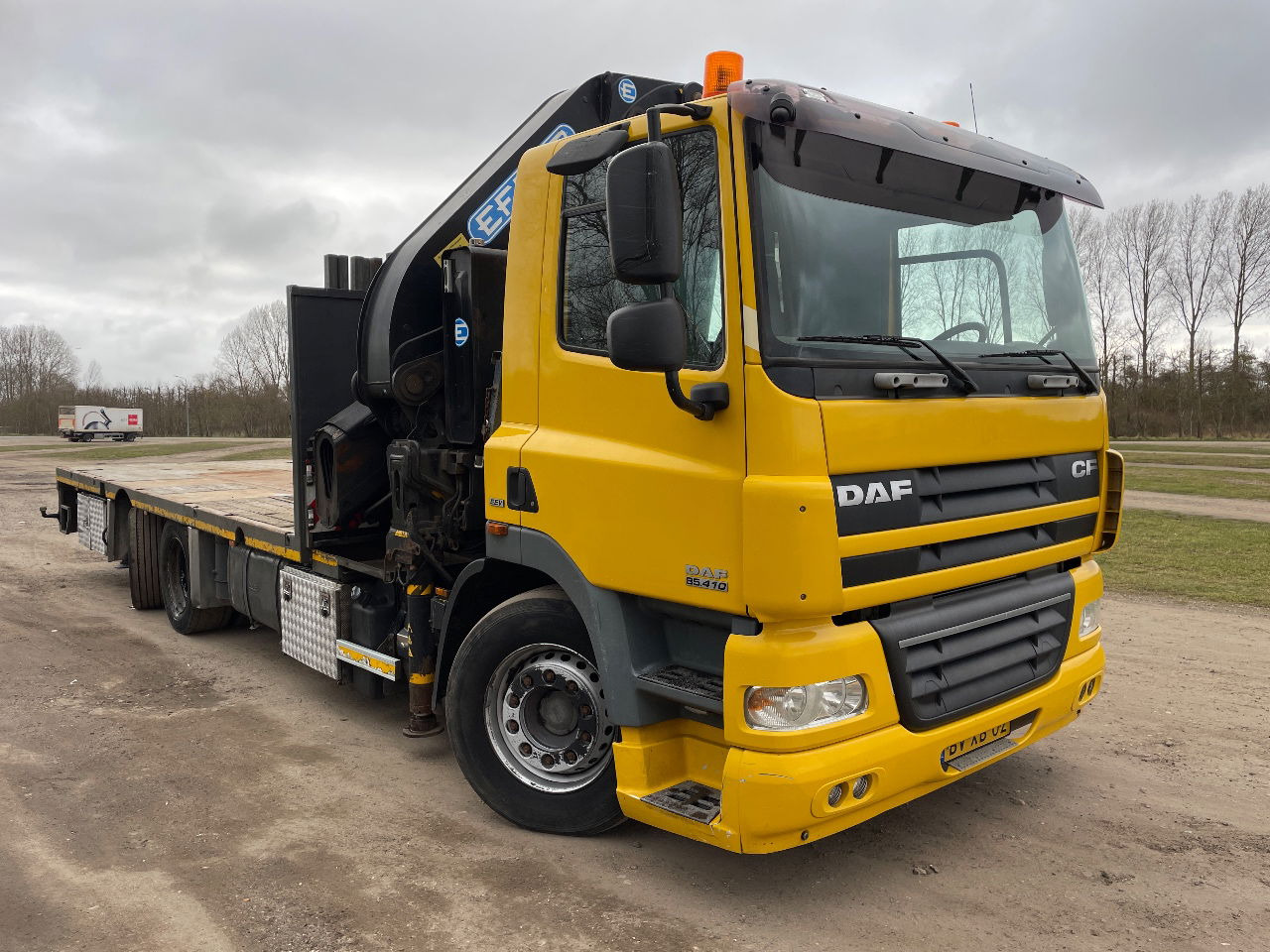 DAF 85.410 Met Effer 470 6s laadkraan ladekran loadercrane crane palfinger hiab fassi - Camião grua: foto 5 DAF 85.410 Met Effer 470 6s laadkraan ladekran loadercrane crane palfinger hiab fassi - Camião grua: foto 5