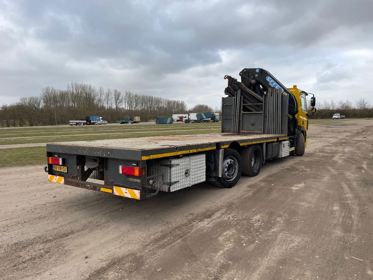 DAF 85.410 Met Effer 470 6s laadkraan ladekran loadercrane crane palfinger hiab fassi - Camião grua: foto 4 DAF 85.410 Met Effer 470 6s laadkraan ladekran loadercrane crane palfinger hiab fassi - Camião grua: foto 4