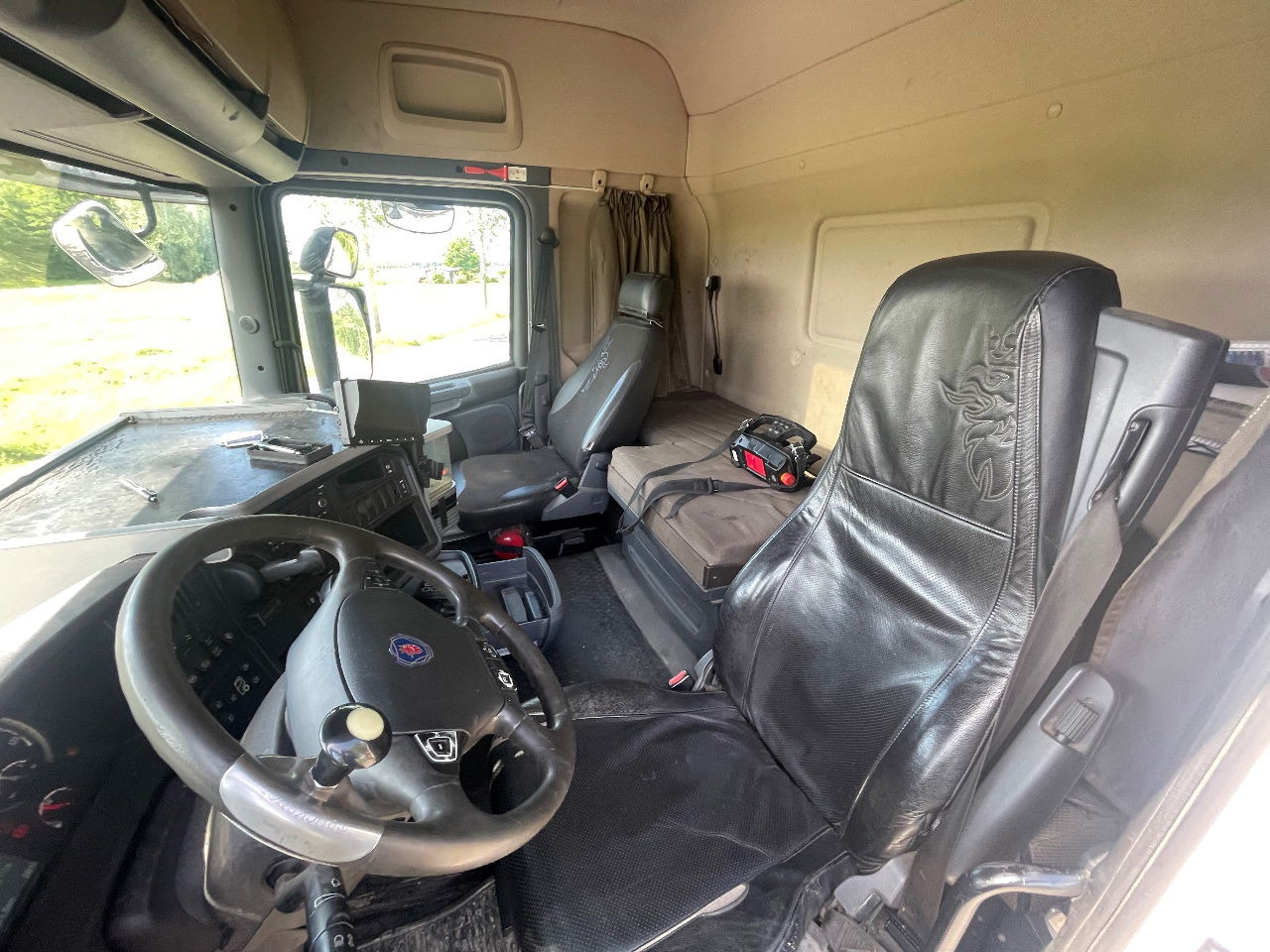 Camião transportador de contêineres/ Caixa móvel, Camião grua Scania R480 with hiab hookloader and hiab 262 EP5 with remote crane 2019: foto 10