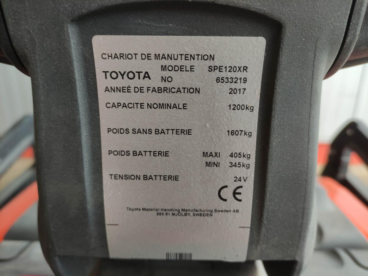 BT SPE120 XR - Empilhador retráctil: foto 5 BT SPE120 XR - Empilhador retráctil: foto 5