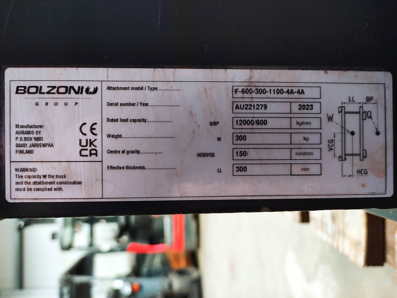 Bolzoni F-600-300-1100-4A-4A - Equipamento por Stacker: foto 5 Bolzoni F-600-300-1100-4A-4A - Equipamento por Stacker: foto 5